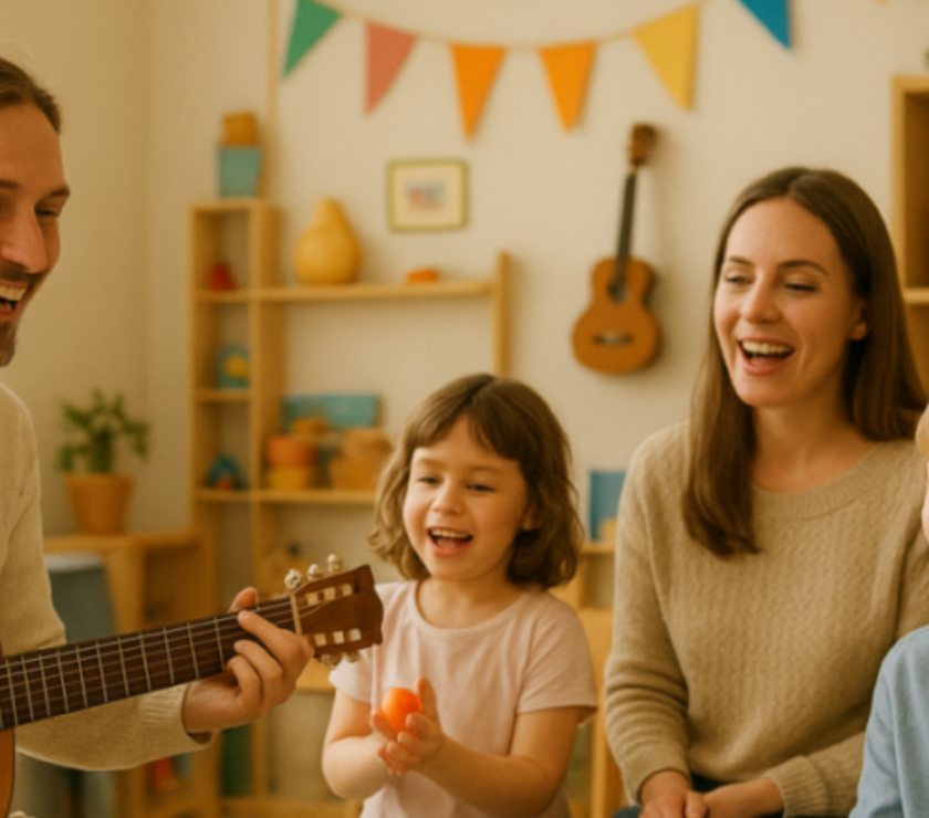 Musikterapi med familier