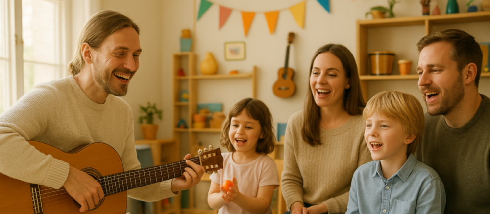 Musikterapi med familier